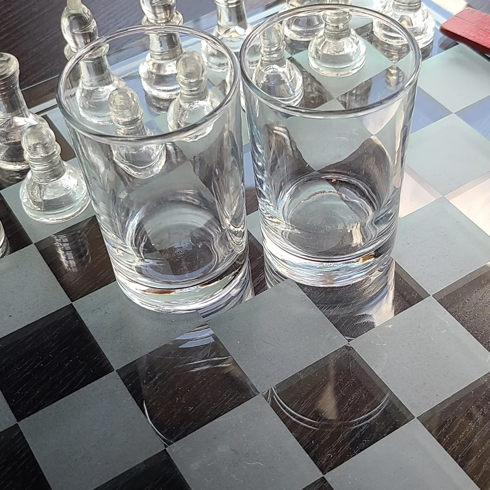 Elegant Clear Juice Drinking Glasses Old Fashion Kind Set Of 2